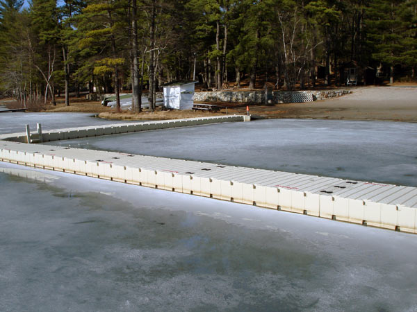 Docks are fine, even in 22 inches of ice