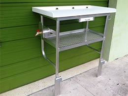 Fish Cleaning Table, also called Fish Cleaning Station
