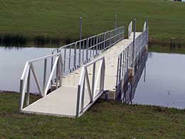 picture of custom aluminum bridge