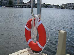picture of rescue ring stand